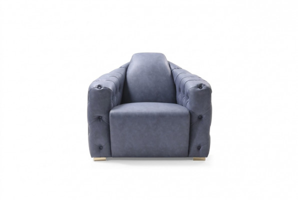 Armchair Couch Upholstery Designer Textile 1-Seater Upholstery Chesterfield Seat Couches