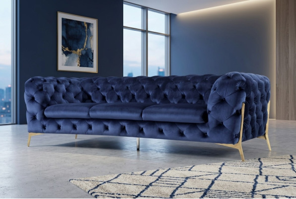 Sofa Couch Upholstery XXL Large Suite Designer Couches Chesterfield Fabric 3+2+2