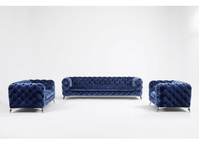Armchair Couch Upholstery Seat Designer Textile 1-Seater Couches Upholstery Chesterfield