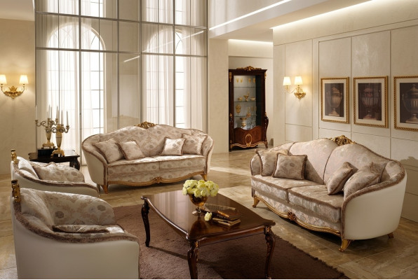 Luxury Class 2+1+1 Italian Furniture Sofa Set Couch Sofa arredoclassic