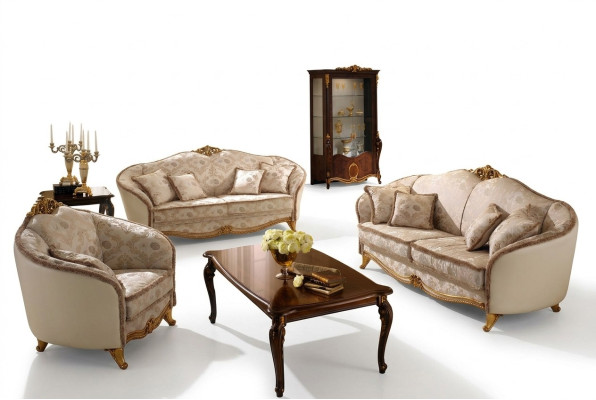Luxury Class 2+1+1 Italian Furniture Sofa Set Couch Sofa arredoclassic