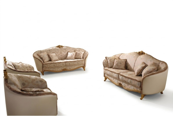 Luxury Class 3+2+1 Italian Furniture Sofa Set Couch Sofa New