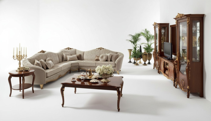 Classic design couch, corner sofa, living area sofa, upholstered seating, arredoclassic