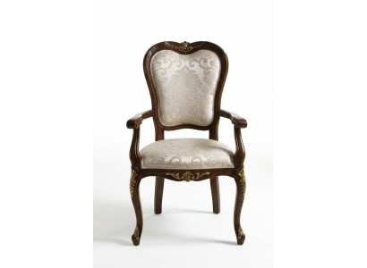 Classic 1 Chair Designer Italian Dining Room Furniture Wood Baroque