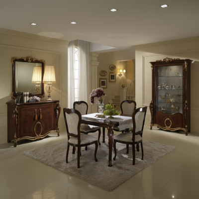 Dining table table dining room tables wood Art Nouveau Italian furniture