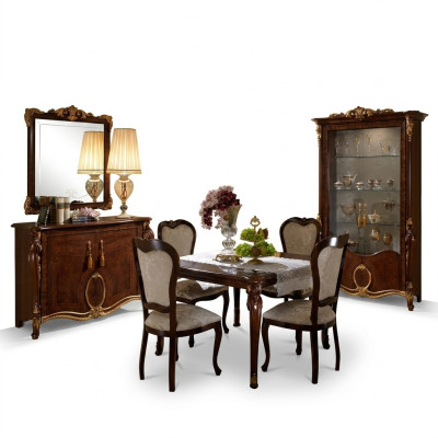 Dining table table dining room tables wood Art Nouveau Italian furniture