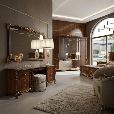Luxury class dressing table bedroom dresser Italian furniture