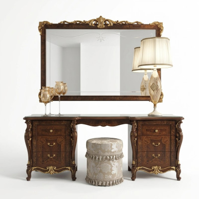 Luxury class dressing table bedroom dresser Italian furniture