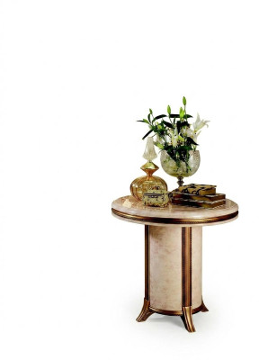 Side table, round table, coffee table, royal designer furniture, baroque.