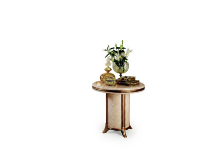 Side table, round table, coffee table, royal designer furniture, baroque.