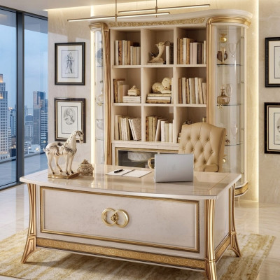 Bookshelf Cabinet Display Cabinet XXL Designer Furniture Luxury Baroque Rococo
