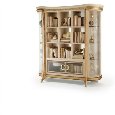 Bookshelf Cabinet Display Cabinet XXL Designer Furniture Luxury Baroque Rococo