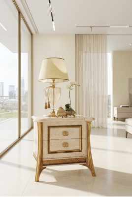 Bedside table night console furniture bedroom classic furniture classical baroque