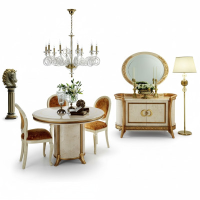 arredoclassic™ Luxury Class Furniture Dining Room Round Table Dining Table