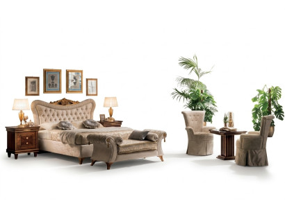 Bed designer furniture bedroom baroque rococo art nouveau classical