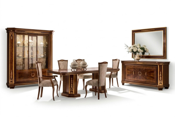8 chair set chairs dining room furniture armrest Jugendstil design