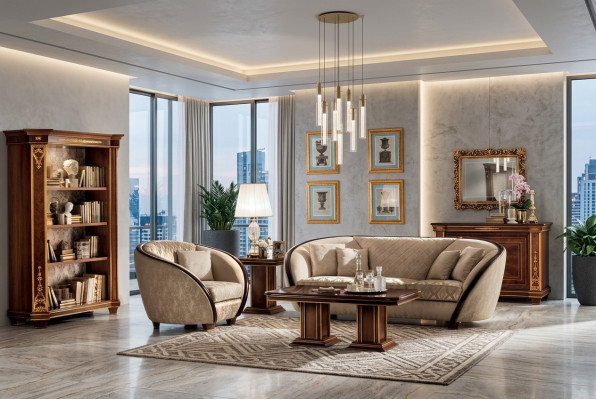Luxury Sofa Set Class 3+3 Italian Furniture Couch Sofa New arredoclassic™