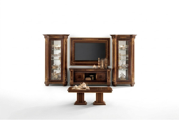 Closet wall unit TV designer furniture living room display cabinet displays