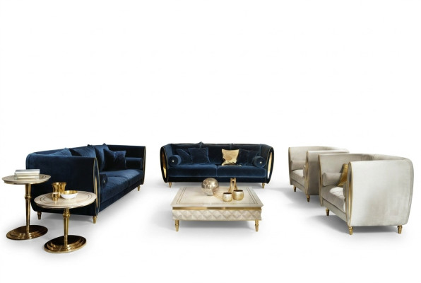Luxury Class 3+2 Italian Furniture Sofa Set Couch Sofa New