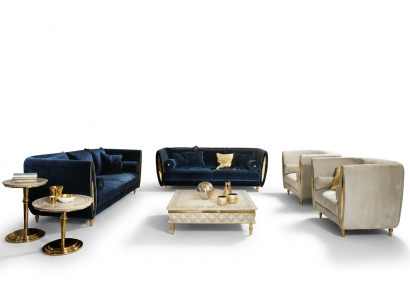 Sofa set Sofa Couch 3 + 3 Living room Designer Baroque Furniture Classic