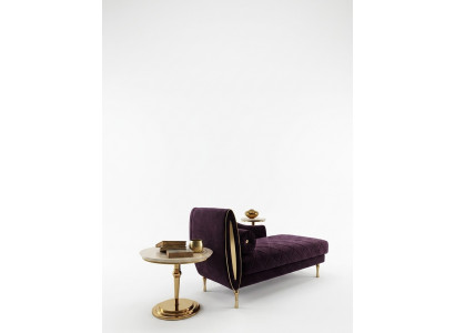 Chaise longue reclining sofa armchair classical baroque rococo art nouveau