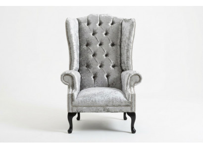 Chesterfield Design Sofa Armchair Couch Upholstery Luxury Textile Couch 1 Seater #102
