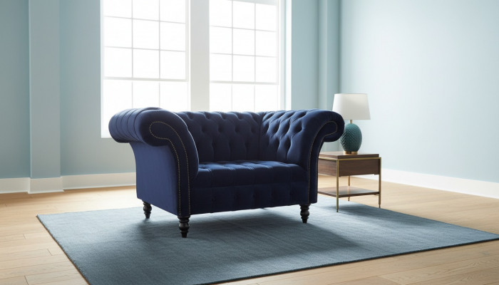 Chesterfield Design Sofa Armchair Couch Upholstery Luxury Classic Textile Couches