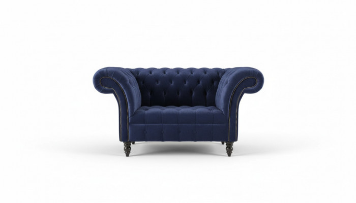Chesterfield Design Sofa Armchair Couch Upholstery Luxury Classic Textile Couches