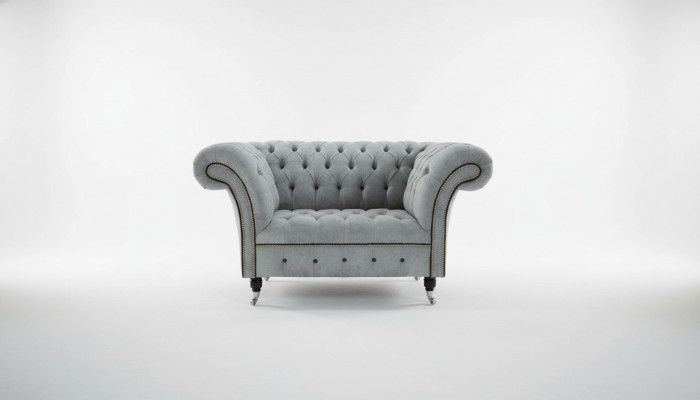 Armchair 1-Seater Upholstered Sofa Classic Chesterfield Premium Class Chair