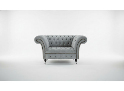 Armchair 1-Seater Upholstered Sofa Classic Chesterfield Premium Class Chair