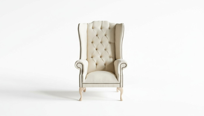 Armchair 1-seater upholstered sofas classic Chesterfield of premium class new