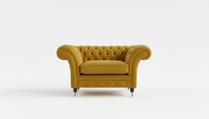 Seat Cushion Classical Sofa Chesterfield 1-Seater Premium TV Recliner