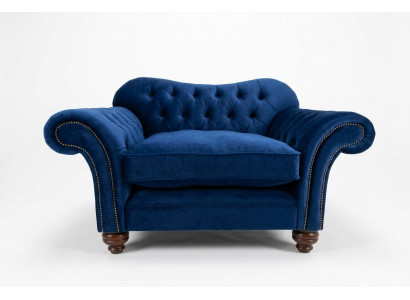Chesterfield Design Sofa Armchair Couch Upholstery Luxury Textile 1 Seater #132