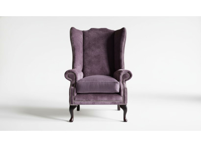 Chesterfield wingback armchair, armchair, 1-seater sofa, upholstered couches, leather, textile couch.