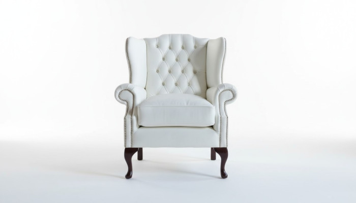 Wing chair Chesterfield armchair TV couch 1-seater sofa fabric couches material