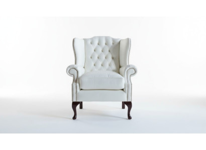 Wing chair Chesterfield armchair TV couch 1-seater sofa fabric couches material
