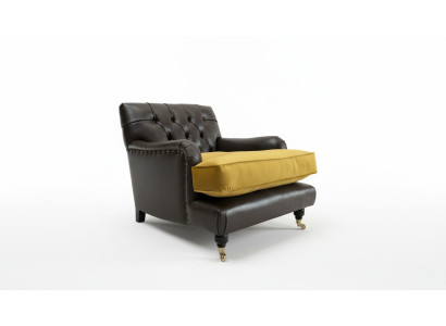 Lounge Sofa Armchair Club Relax Couch Upholstered Chair 1 Seater Television Chesterfield