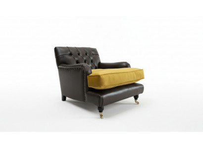 Lounge Sofa Armchair Club Relax Couch Upholstered Chair 1 Seater Television Chesterfield