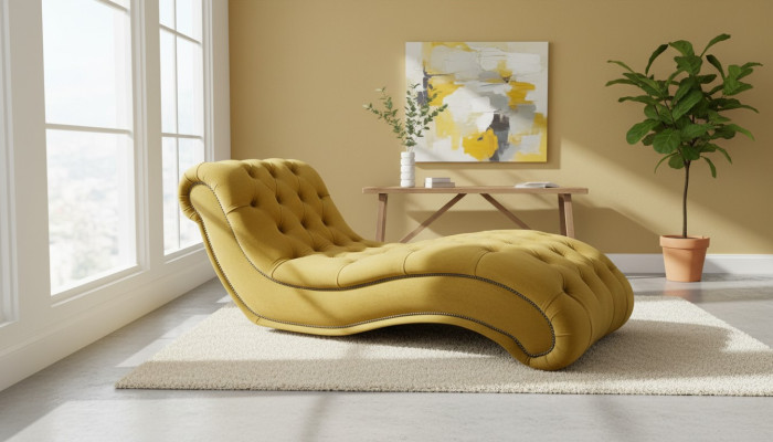 Chesterfield Chaise Longue Sofa Lounger Chaise Club Relaxation Recliners Leather