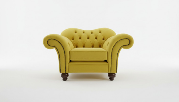 New Designer Sofa Sofas Luxurious Upholstery Chesterfield Armchair 1-Seater Design
