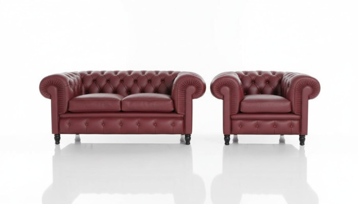 Chesterfield Couch Upholstery 2+1 Seater Upholstered Furniture Sofa Set Couches Sofas