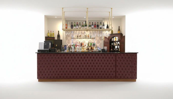 Custom-made panels bar wall coverings upholstered padding
