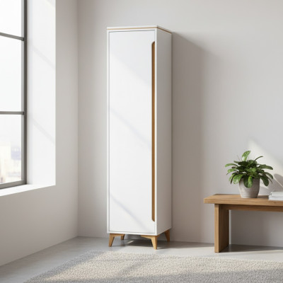 Wardrobe Tall Cabinet Modern Living Room Collection Shelf Shelves Display Cabinet