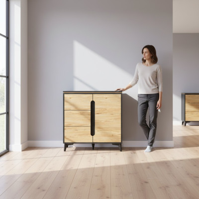 Dresser Highboard Sideboard Cabinet Modern Living Room Decor Collection
