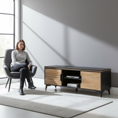 TV sideboard Gappa TV table TV cabinet modern living room collection walnut