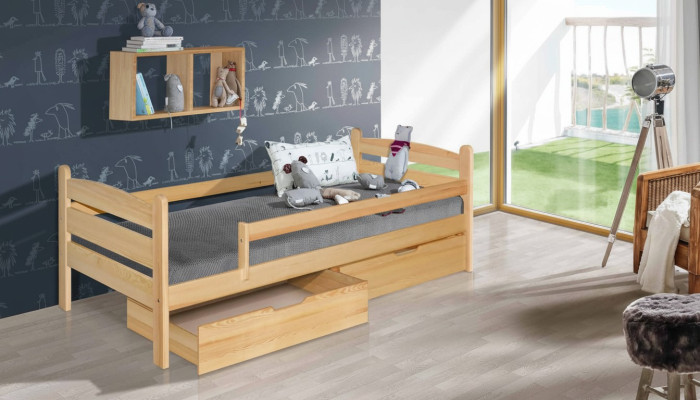 Children's bed youth bed wood designer beds furniture children's bedroom bed new