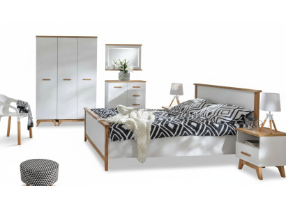 Bedroom wardrobe with 3-door wooden closet wardrobe cupboards