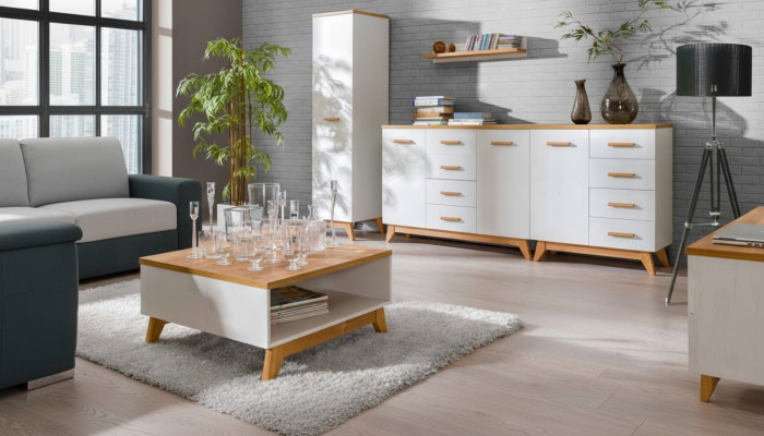Living room set, side table, TV cabinet, table, dressers, wall