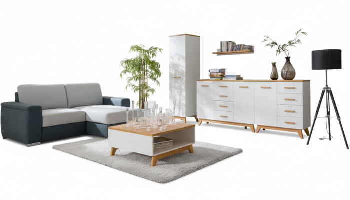 Living room set, side table, TV cabinet, table, dressers, wall