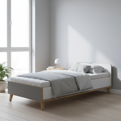 Bed bed frame youth room collection children's room modern wood beds new
